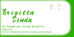 brigitta dinda business card